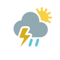 Tuesday 7/15 Weather forecast for Night Safari, Singapore, Singapore, Thunderstorm with rain